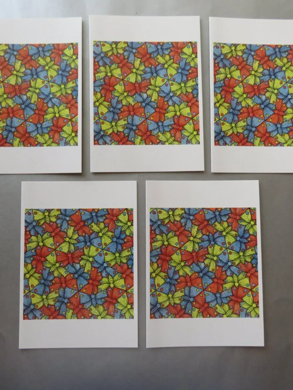 M.C. Escher Works in Color Set of 19 cards Museum Cards With Envelopes 4 Designs
